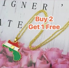 Kurdistan Flag Necklace