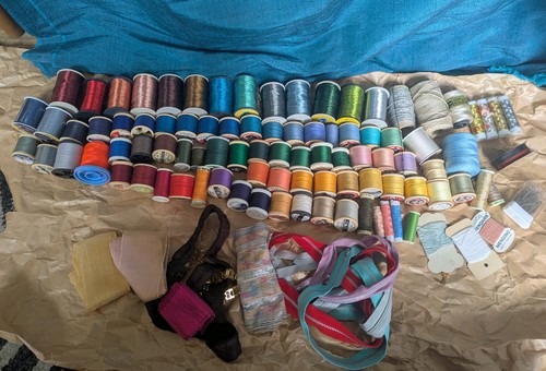 Vintage job lot sewing