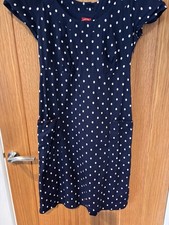 Joules Ladies Navy Blue Polka