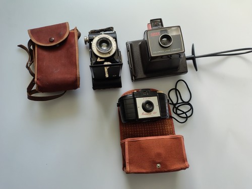 Vintage camera collection - camera,