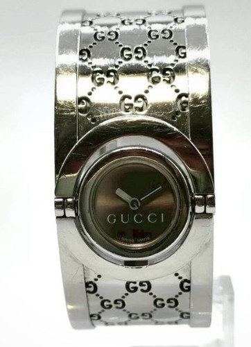 Gucci twirl silver reversible - gucci,
