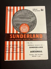 (Z) Division 1 Sunderland v Arsenal 27.11.1965