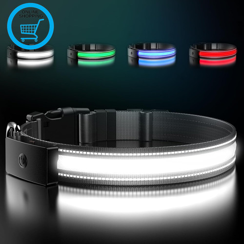 Led light dog collar - dog,