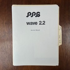 VINTAGE PPG WAVE 2.2 SERVICE