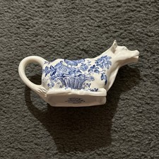 Vintage Charlotte Royal Crownford Ironstone Cow Creamer, made in England