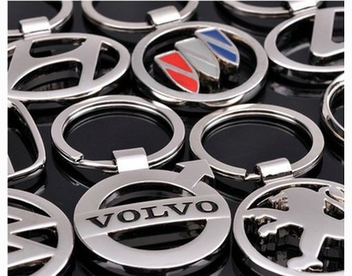 Car logo key - car, chain