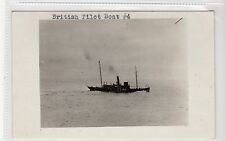 BRITISH PILOT BOAT #4: Shipping postcard (C16090)