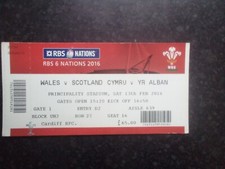 WALES VS SCOTLAND 2016 SIX