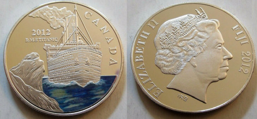 1912 rms titanic silver coin - rms,