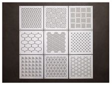 Sashiko Embroidery Template