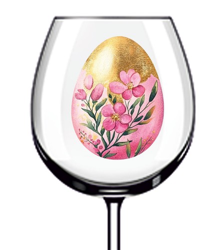 12x easter floral egg - easter,