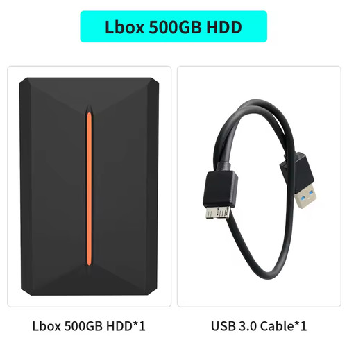 Portable launchbox 500gb - portable, game