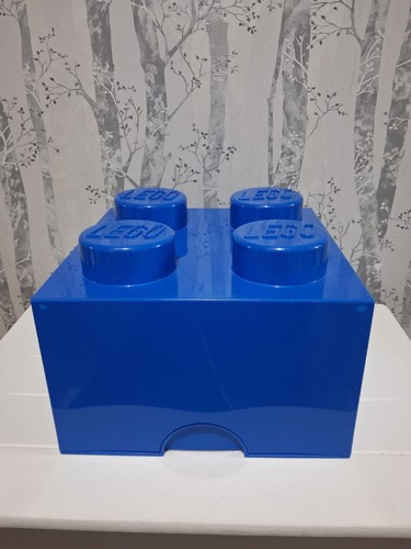 Lego storage blue brick box - lego,