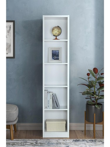 Metro tall bookcase white - tall,