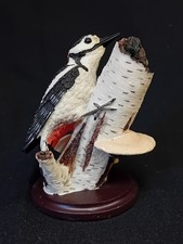 Andy Pearce. Country Bird Collection 'Greater Spotted Woodpecker'. 2002. 4" Tall