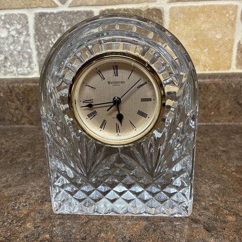 Waterford crystal heavy clock - crystal,