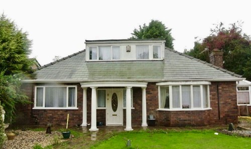 Circular portico porch - portico,