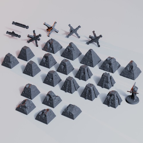 Trench tank traps wargame - trench,