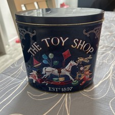 2018 Grandma Wild's The Toy Shop Rocking Horse Xmas Metal Storage Biscuit Tin