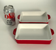 Ernesto Stoneware Set Of 2 Red