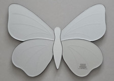 New Laura Ashley Butterfly Shaped Bevelled Mirror - 40cm