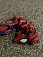 disney toybox marve spider-man bike set with spider-ham  (fully working sounds)