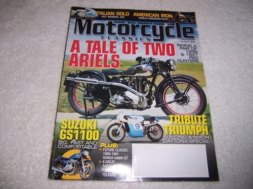 Motorcycle classics magazine - classics,