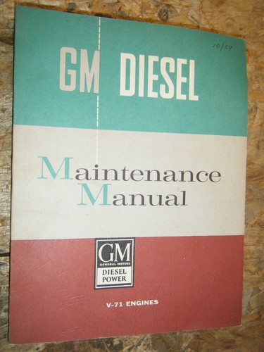 1960 gmc diesel engine - gmc, models