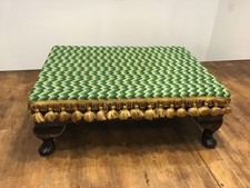 Antique large foot stool