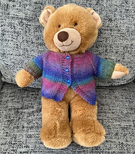 Hand knitted teddy - teddy, bear