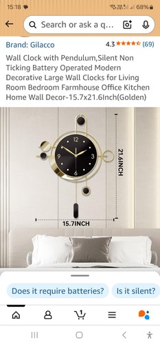 Wall clock modern - clock, decorative