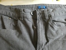 ladies preowned cotton traders trousers size 32 charcol