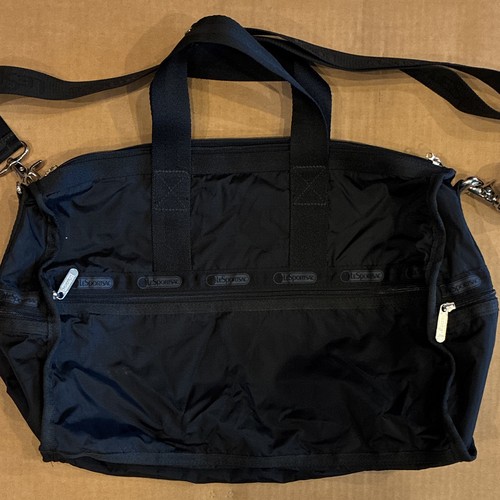 Lesportsac black nylon large - lesportsac,