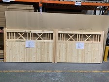 Timber (Wooden) Garden Driveway Gates 3665mm Wide x 1220mm High