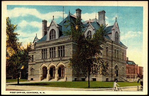 Postcard concord new - nh,
