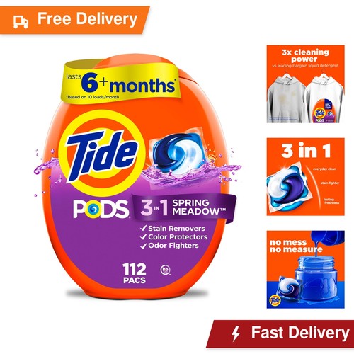 Tide pods laundry detergent - pods,