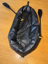 Vintage Action Man Inflatable Dinghy Boat with Oars 1970s Palitoy