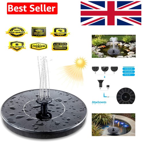 Upgraded solar fountain pump - fountain,