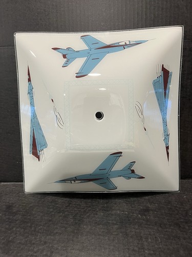 Vintage glass ceiling light - ceiling,