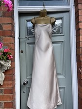 Zara Champagne Satin Long Midi