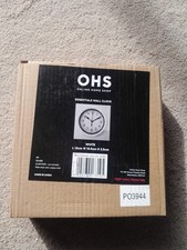 OHS Wall Clock Round Analogue