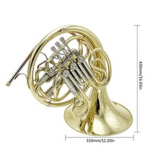 4 Key Double Row French Horn