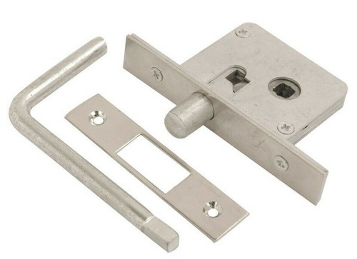 Nickel plated mortice budget - nickel,