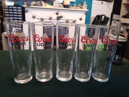 Coors light half pint glasses - light,