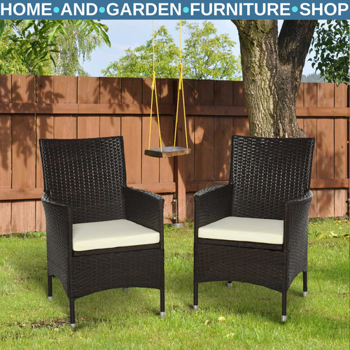 Patio bistro set rattan garden - bistro,