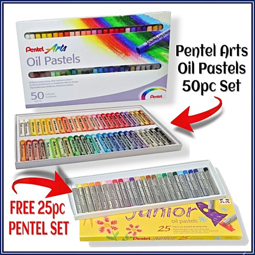 Pentel arts oil pastels 50 - oil, x