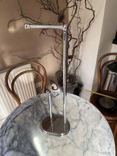 Dunelm chrome toilet roll - chrome,