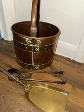 Vintage Copper & Brass Coal