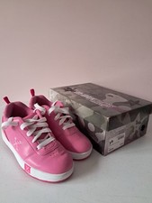 Pink Skechers Sidewalk Sports Heeles Trainers #kidstrainers