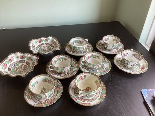 Coalport indian tree set 7 - coalport, of